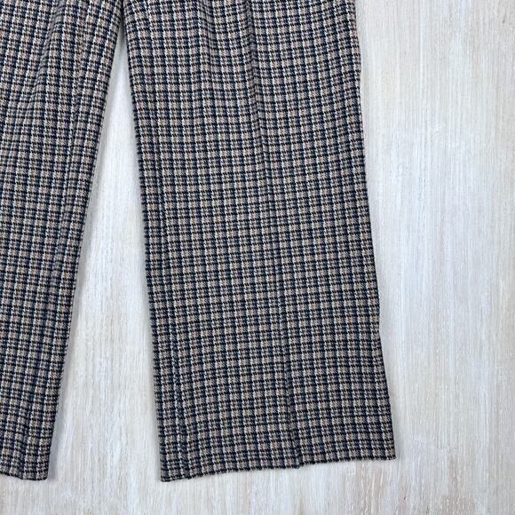Lysse Livia Boston Glen Plaid High Waisted Preppy Cropped Pull On Pants Medium - Picture 5 of 16